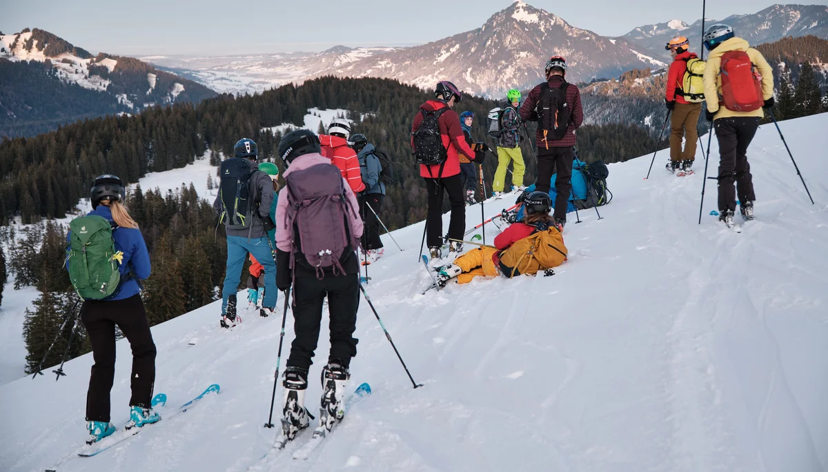 JDAV Schwabach Skitour Oberstdorf 2022 | © Benedikt Rauh