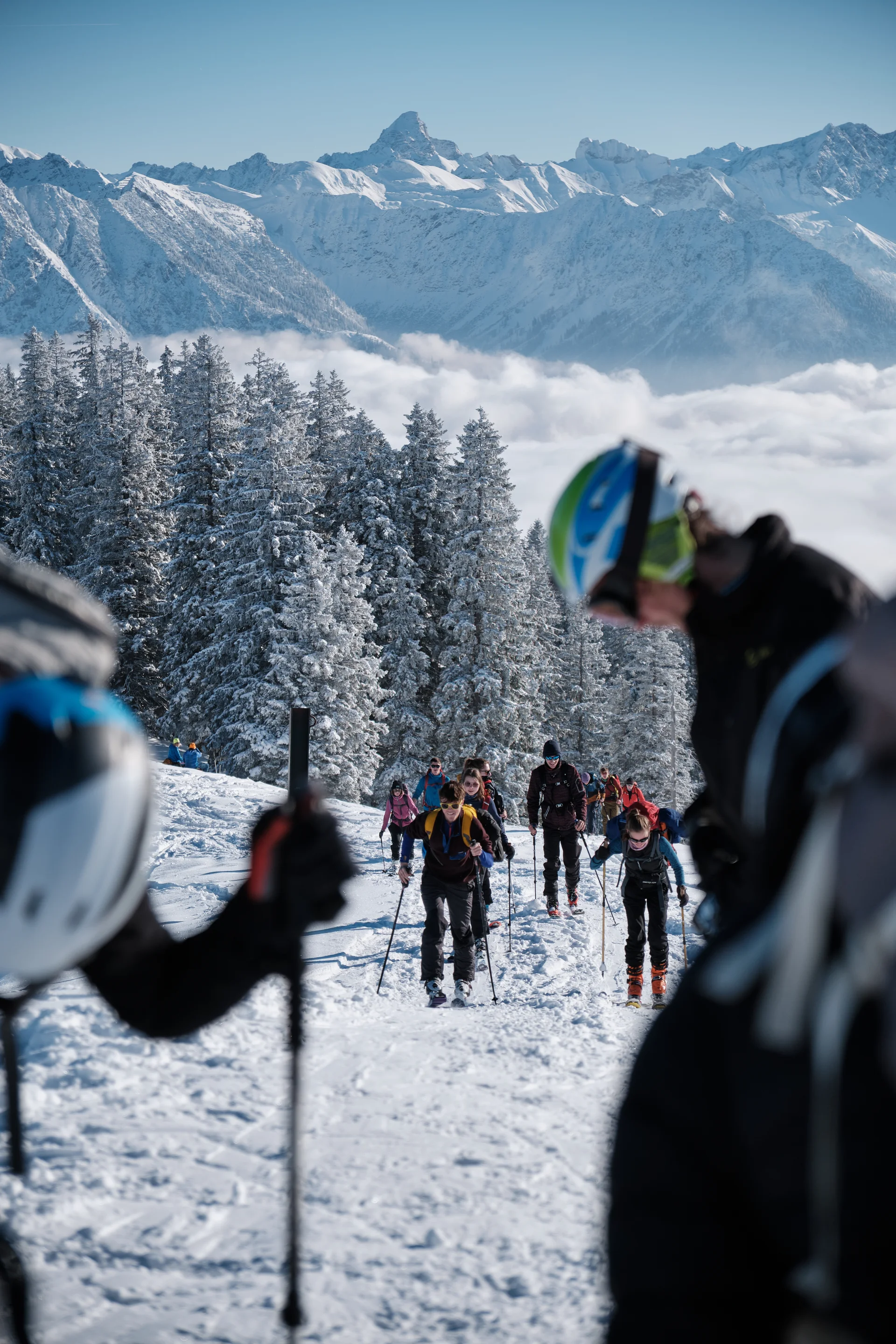 JDAV Schwabach Skitour Oberstdorf 2022 | © Benedikt Rauh
