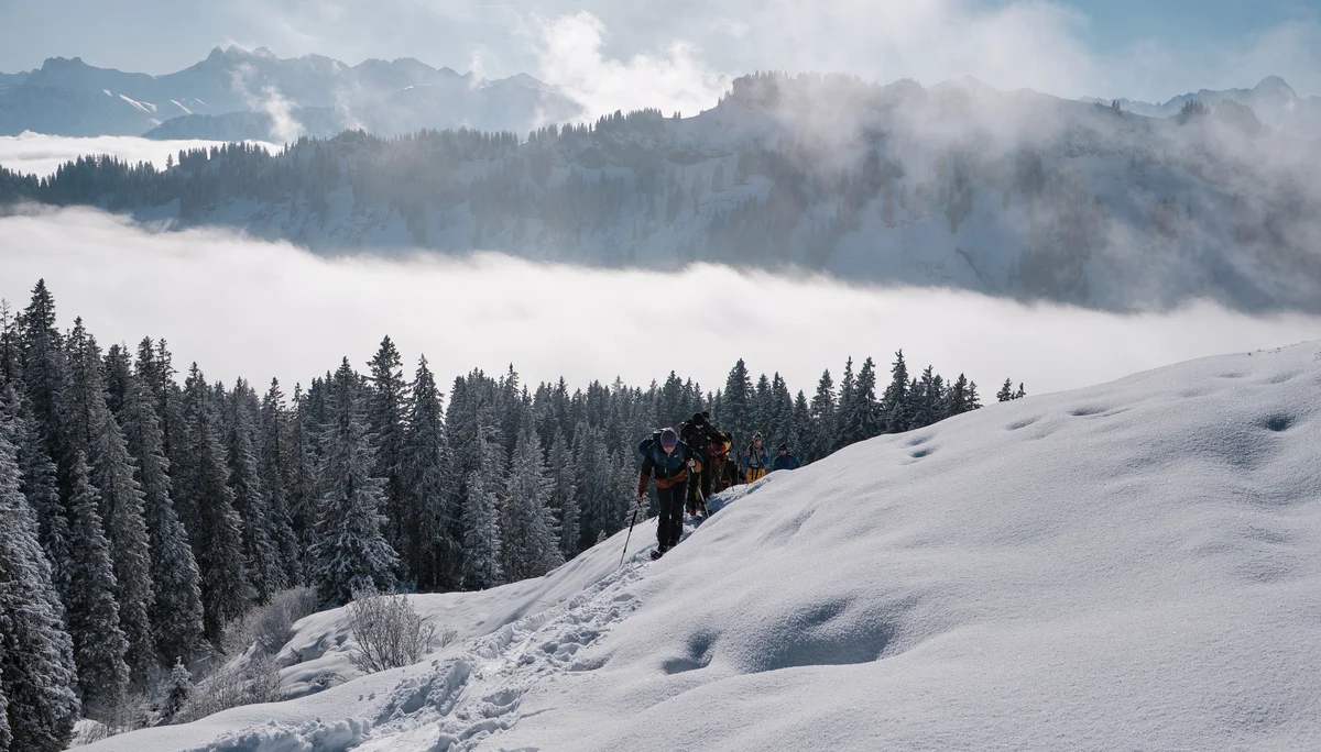 JDAV Schwabach Skitour Oberstdorf 2022 | © Benedikt Rauh