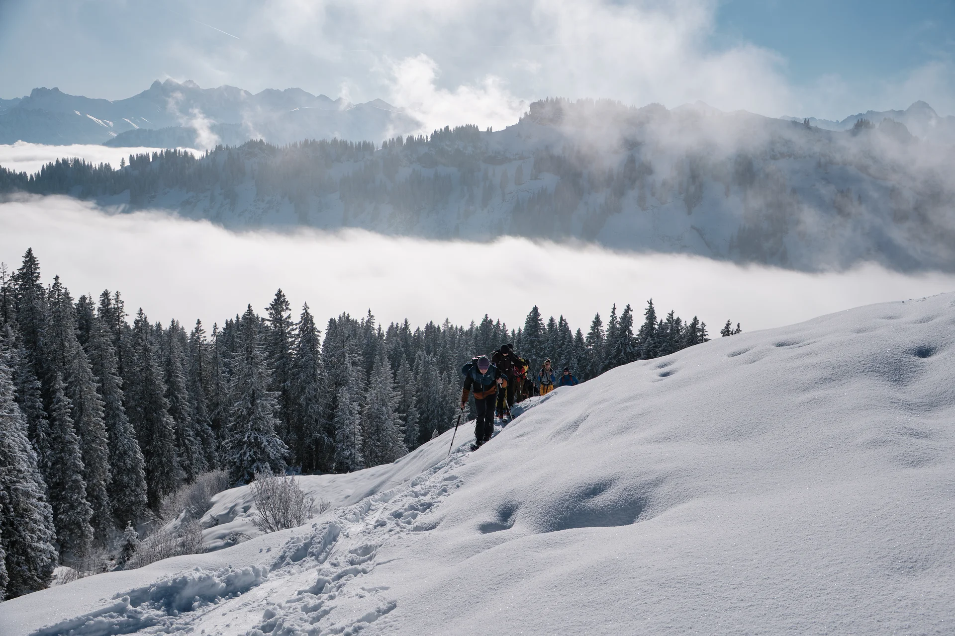 JDAV Schwabach Skitour Oberstdorf 2022 | © Benedikt Rauh