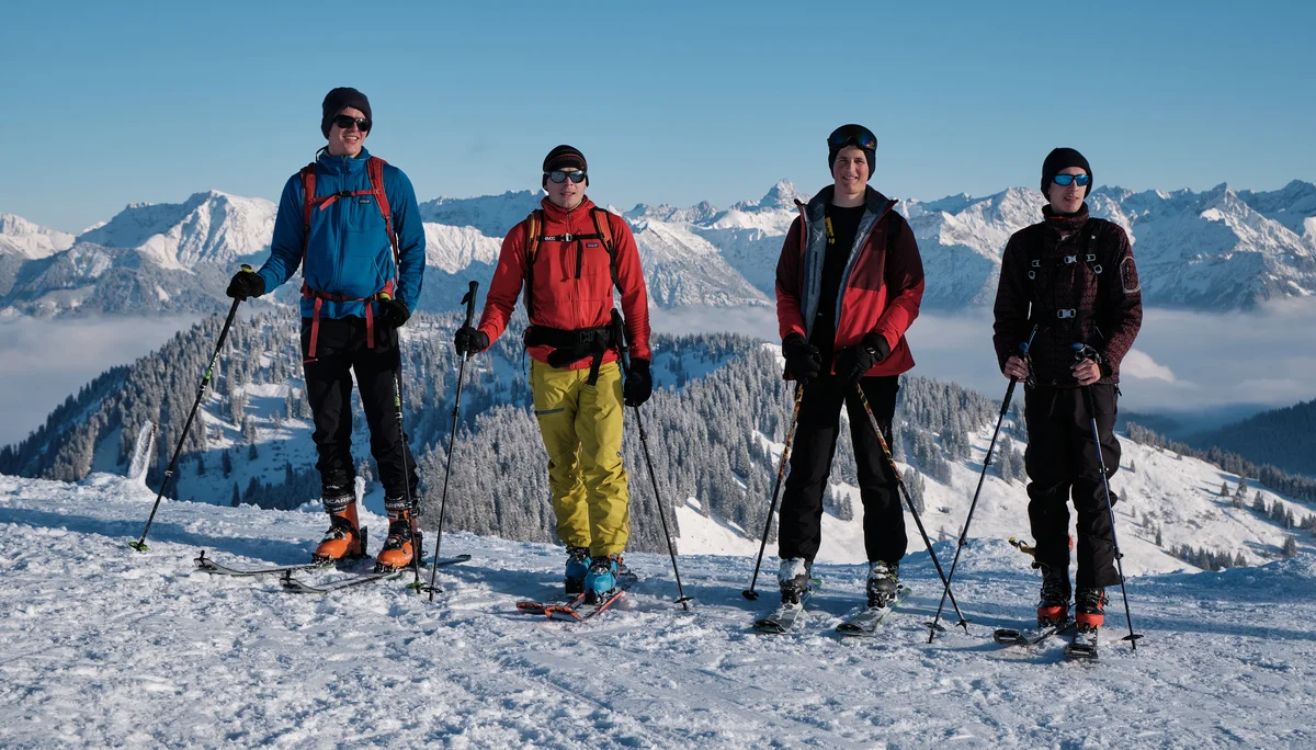 JDAV Schwabach Skitour Oberstdorf 2022 | © Benedikt Rauh