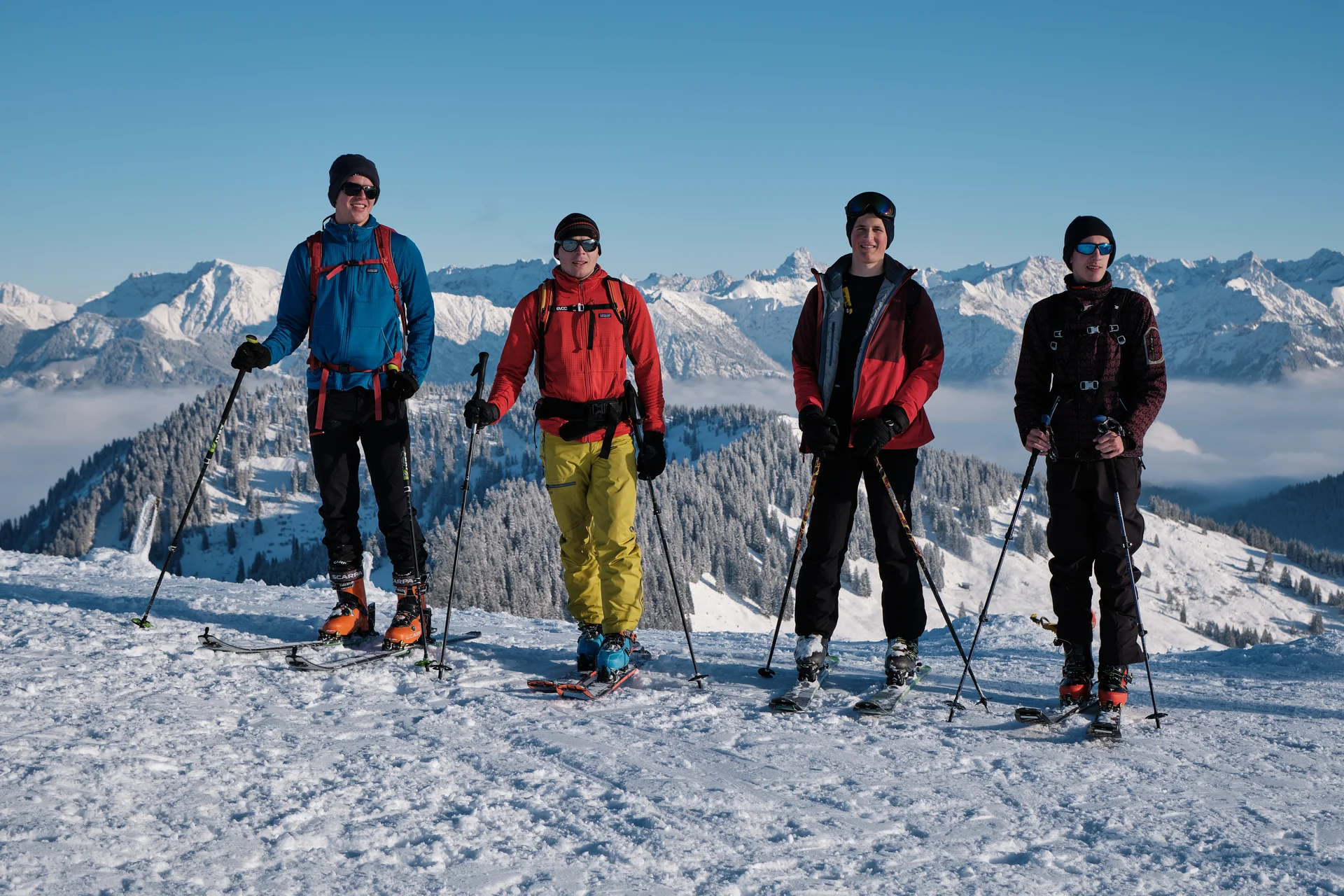 JDAV Schwabach Skitour Oberstdorf 2022 | © Benedikt Rauh