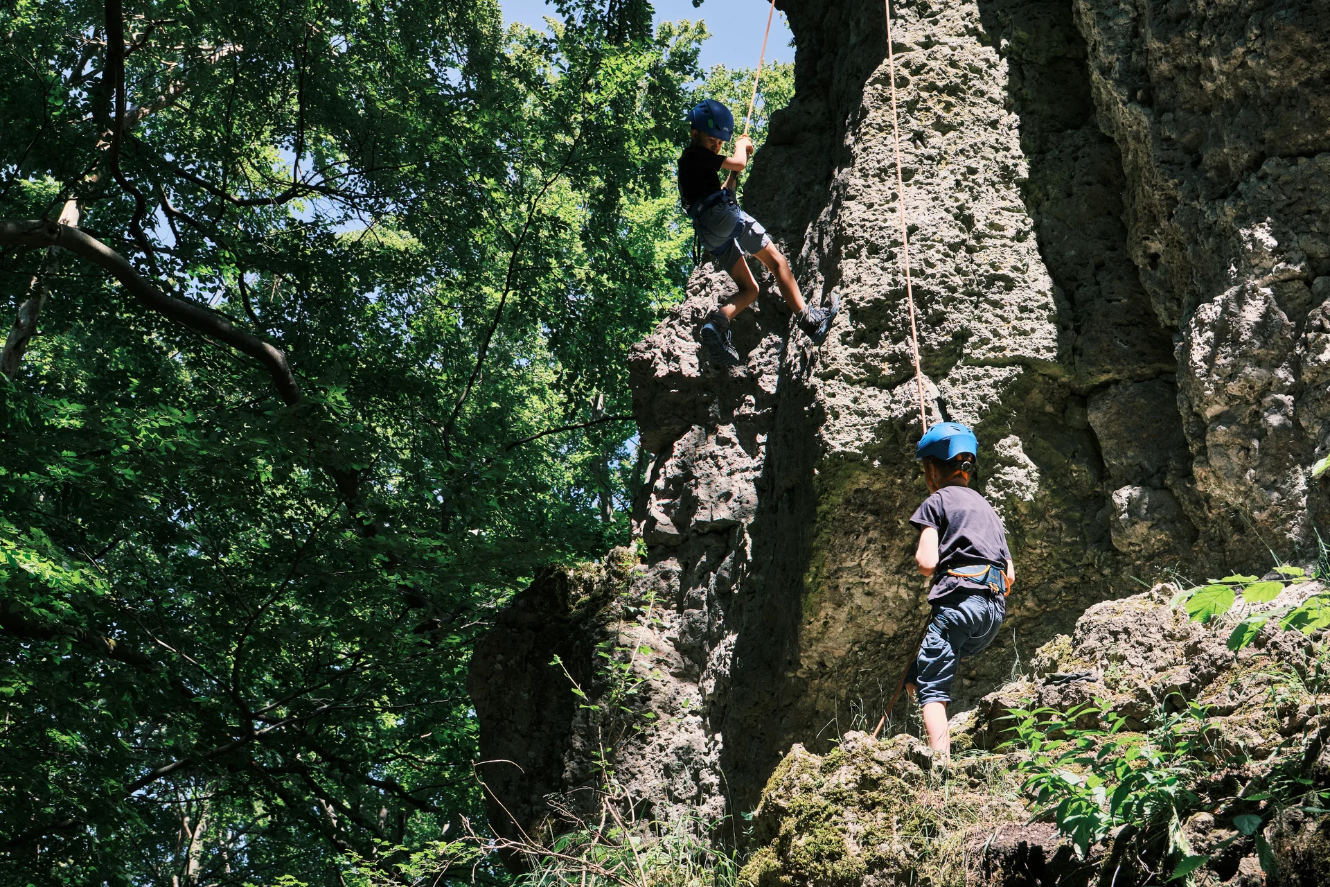  Jugend12 Klettern Vorra 2023 | © Benedikt Rauh