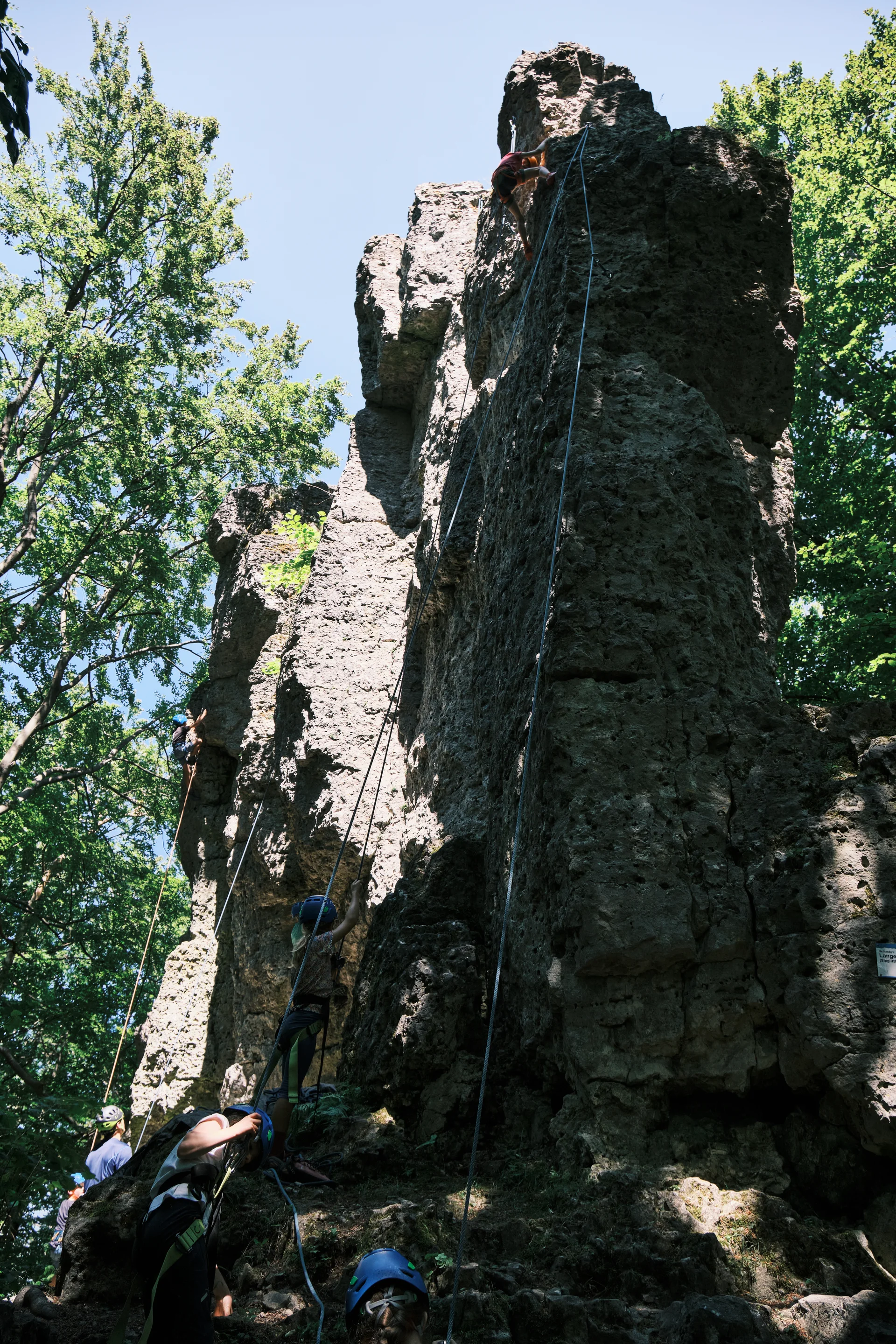  Jugend12 Klettern Vorra 2023 | © Benedikt Rauh