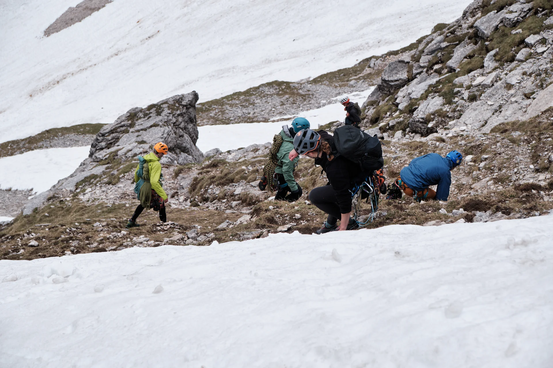 Klettern Oberreintal 2023 | © Benedikt Rauh