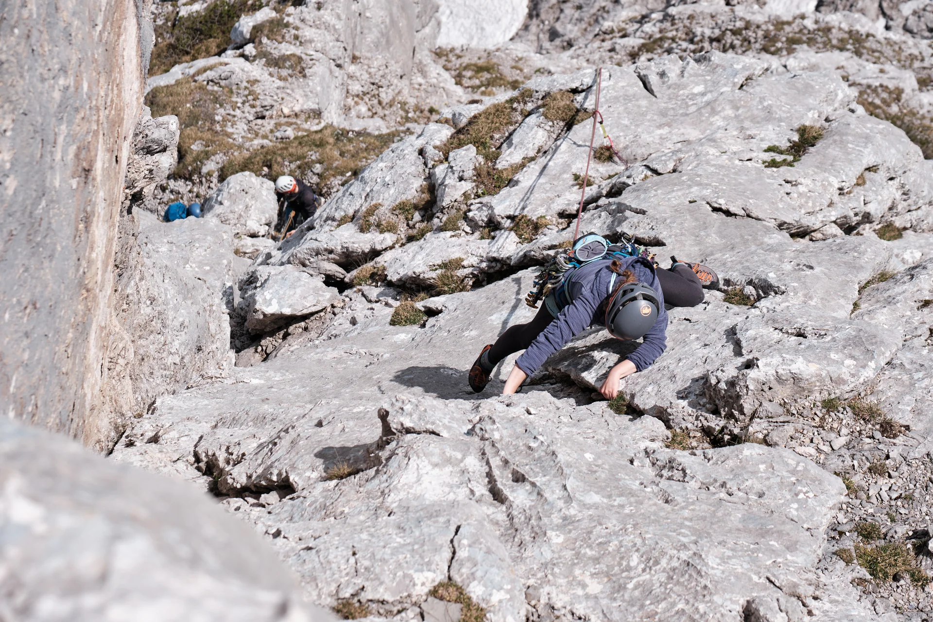 Klettern Oberreintal 2023 | © Benedikt Rauh