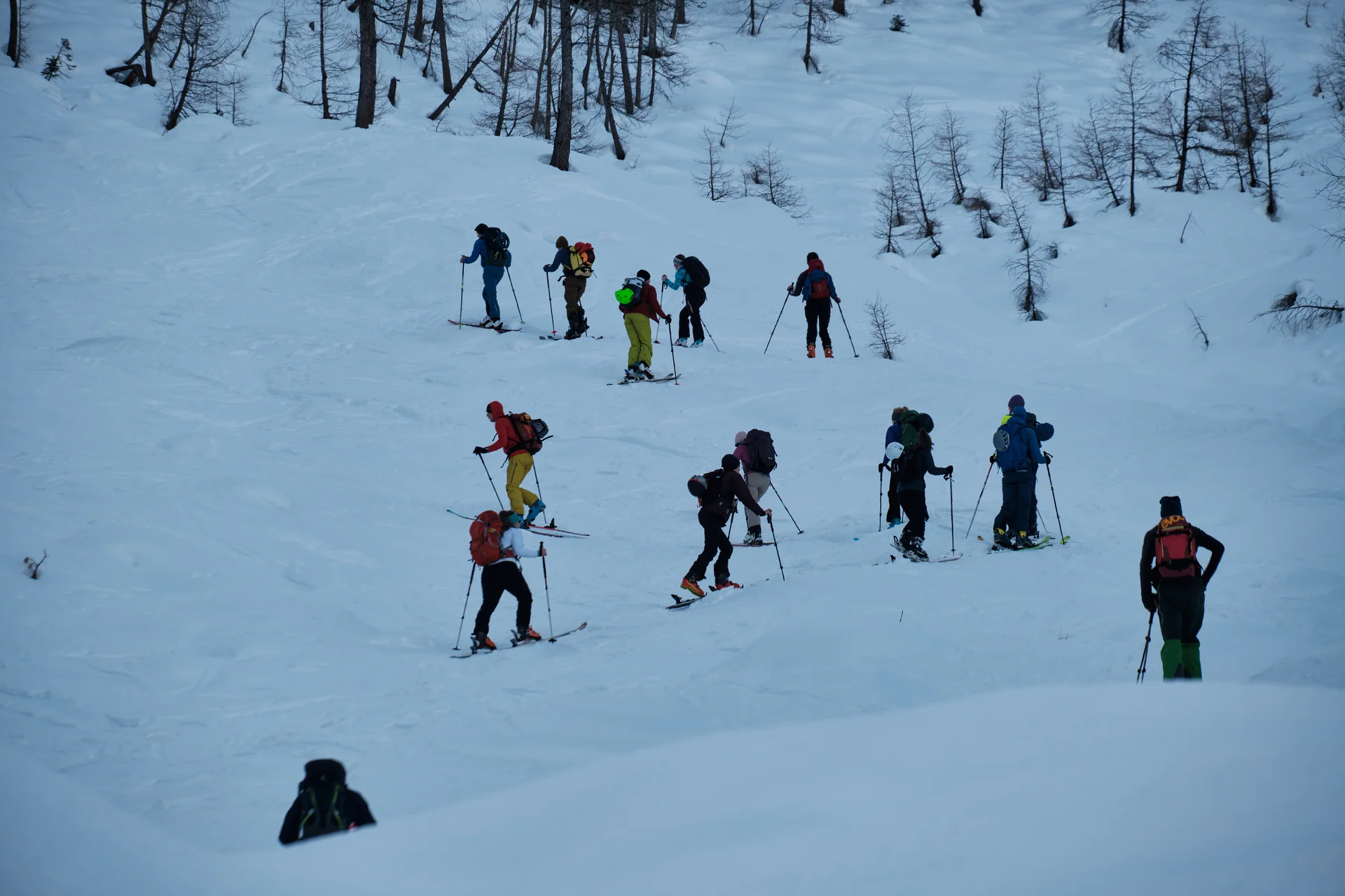 JDAV Schwabach Skifahren Flattach 2023 | © Benedikt Rauh