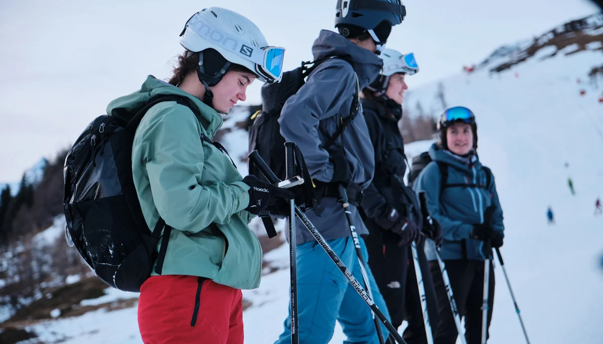 JDAV Schwabach Skifahren Flattach 2023 | © Benedikt Rauh