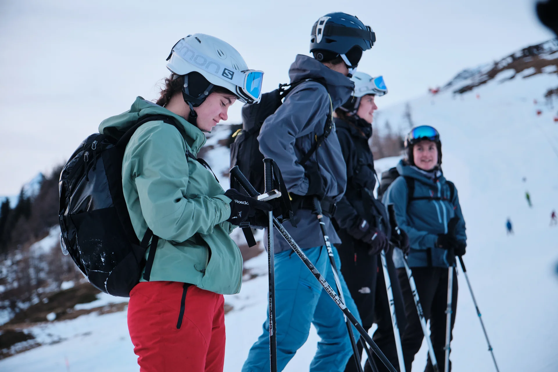 JDAV Schwabach Skifahren Flattach 2023 | © Benedikt Rauh