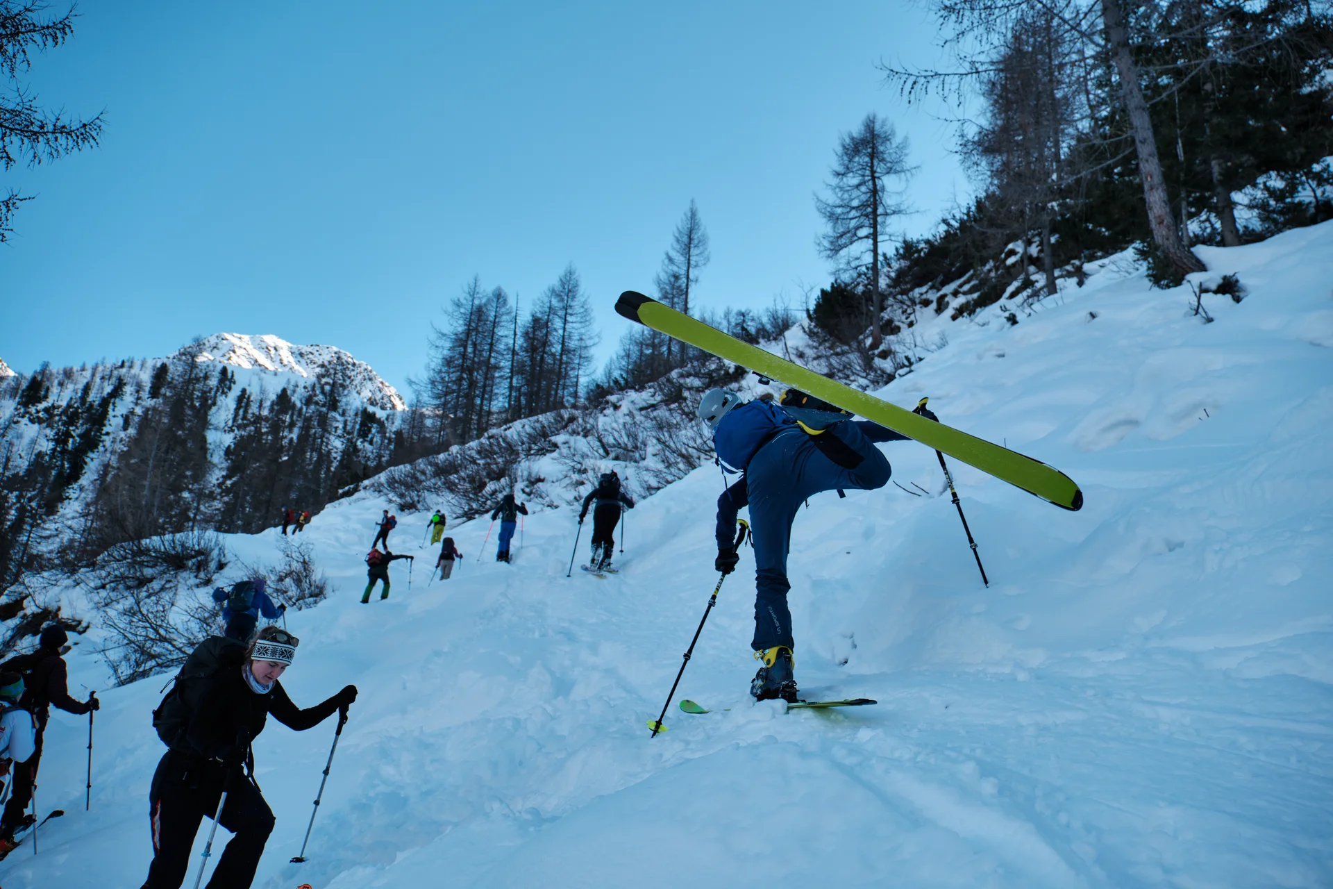 JDAV Schwabach Skifahren Flattach 2023 | © Benedikt Rauh