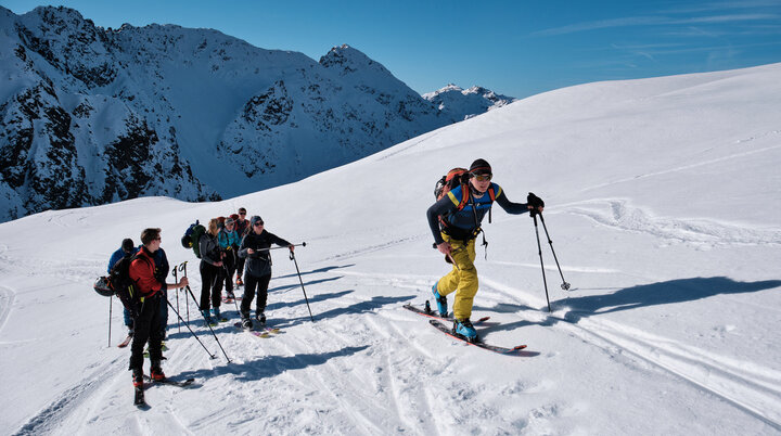 JDAV Schwabach Skifahren Flattach 2023 | © Benedikt Rauh