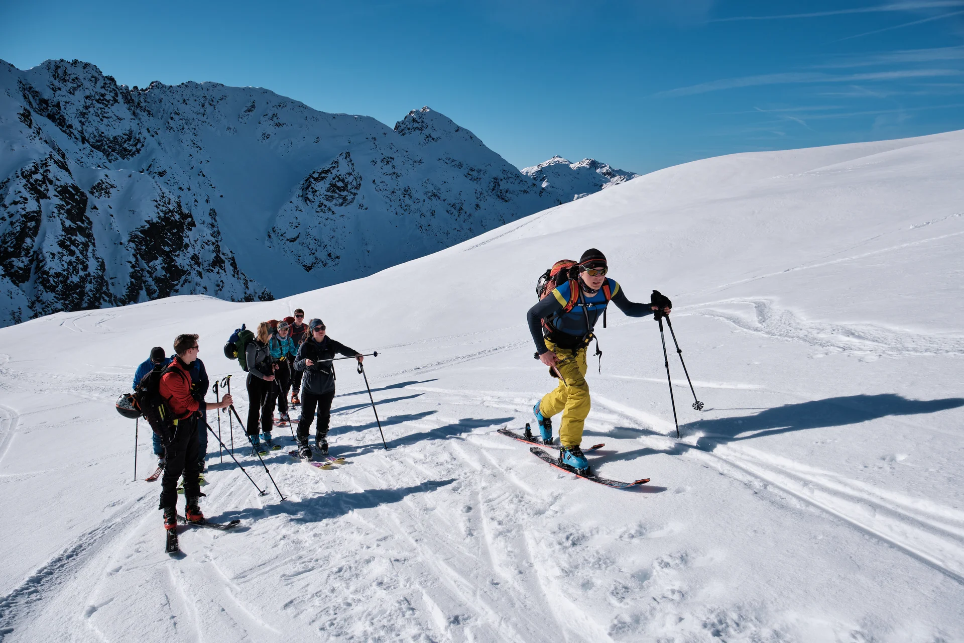 JDAV Schwabach Skifahren Flattach 2023 | © Benedikt Rauh