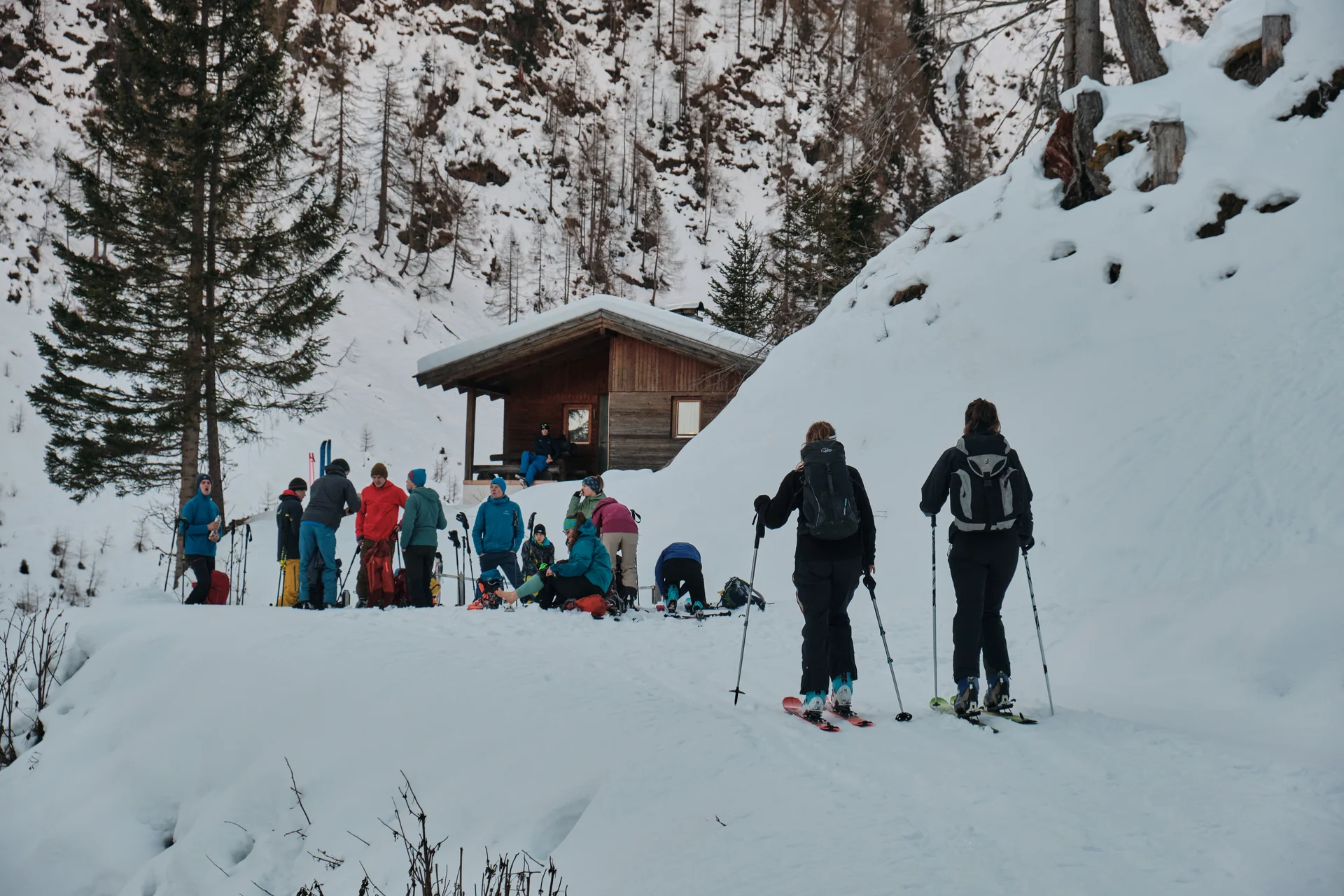 JDAV Schwabach Skifahren Flattach 2023 | © Benedikt Rauh