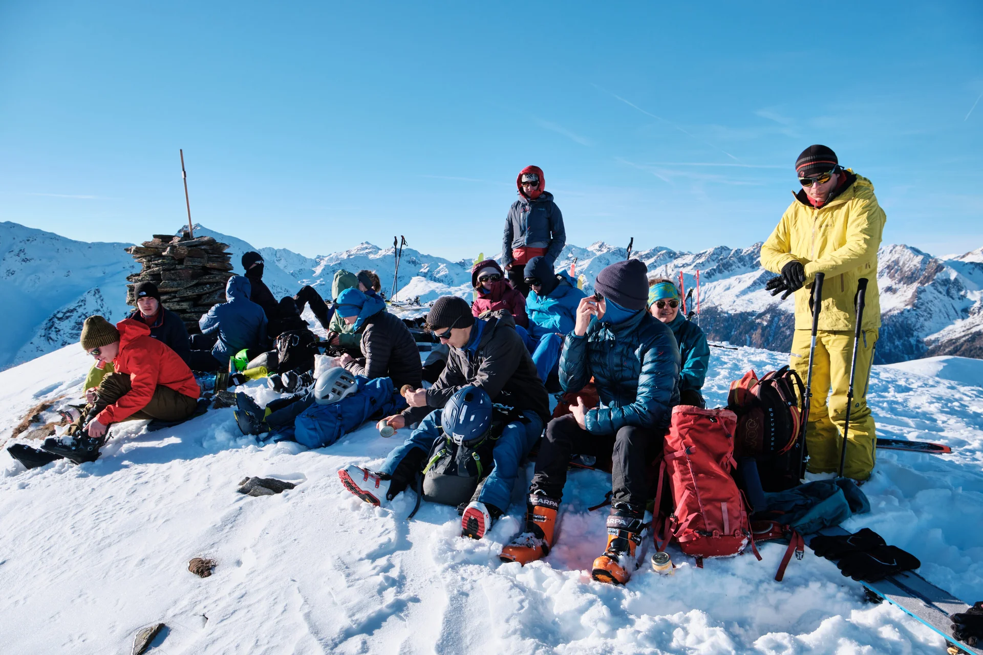 JDAV Schwabach Skifahren Flattach 2023 | © Benedikt Rauh