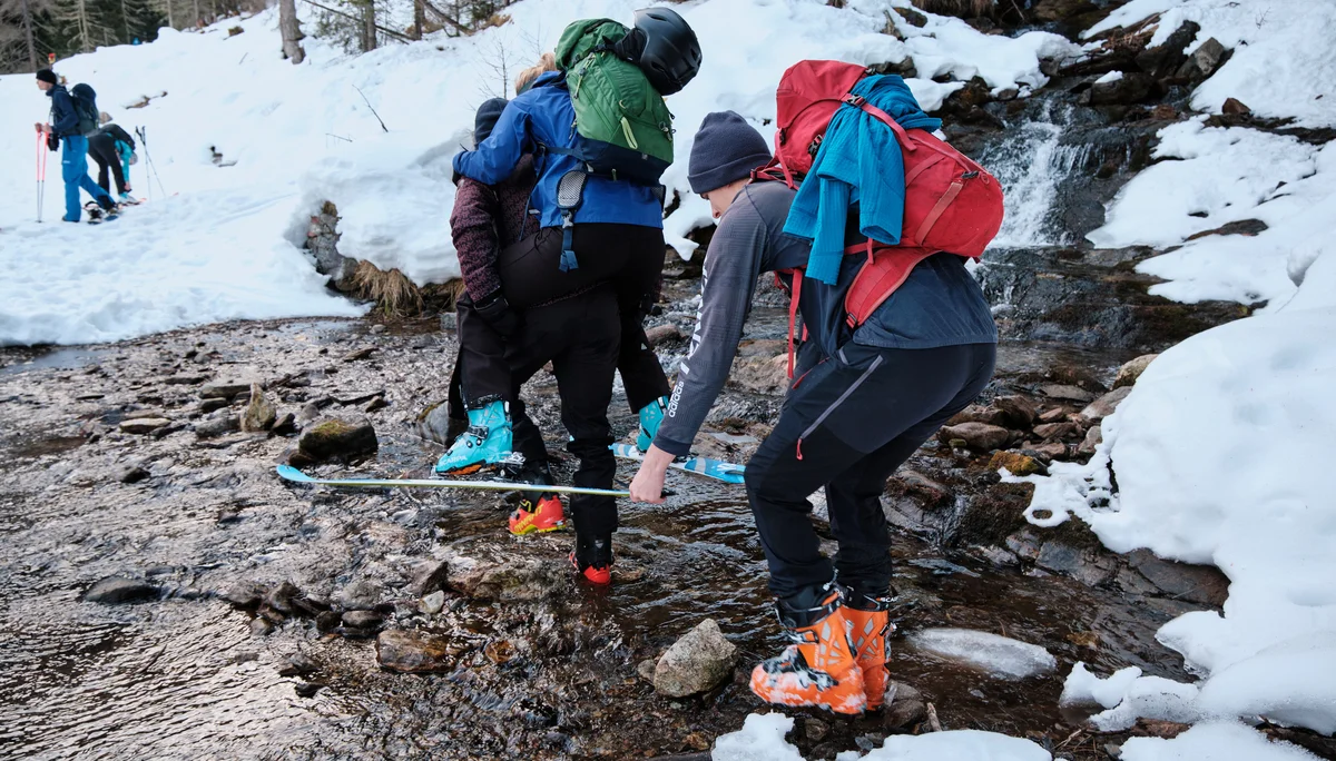JDAV Schwabach Skifahren Flattach 2023 | © Benedikt Rauh