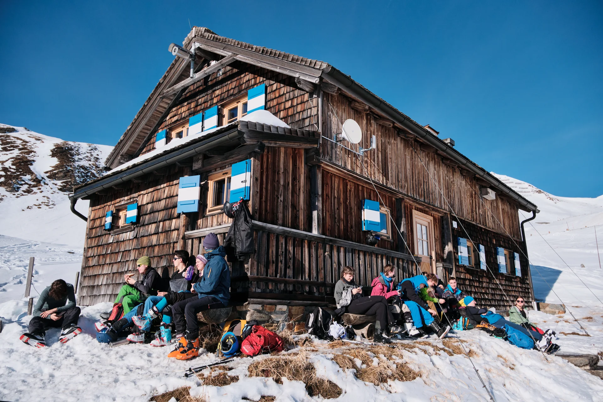 JDAV Schwabach Skifahren Flattach 2023 | © Benedikt Rauh