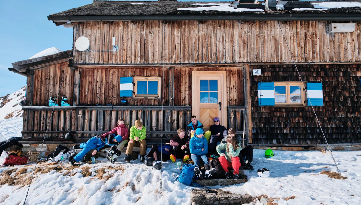 JDAV Schwabach Skifahren Flattach 2023 | © Benedikt Rauh