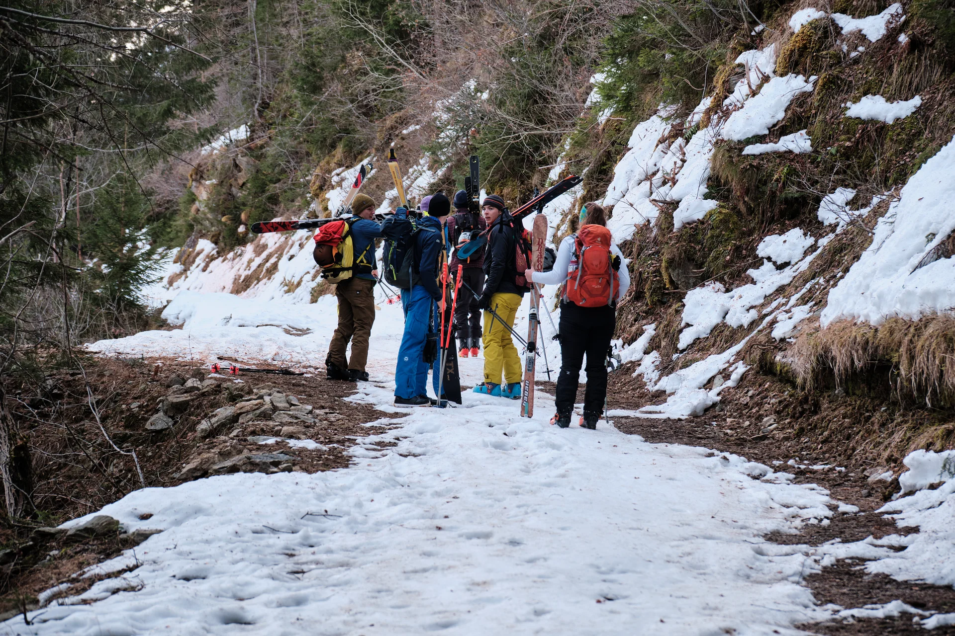 JDAV Schwabach Skifahren Flattach 2023 | © Benedikt Rauh