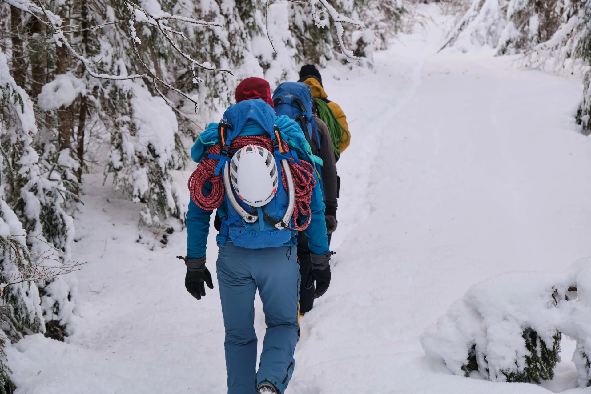 Eisklettern Karwendel | © Benedikt Rauh