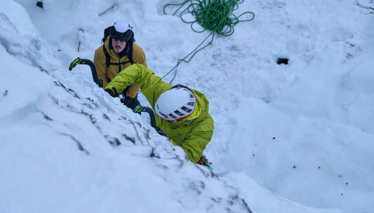 Eisklettern Karwendel | © Benedikt Rauh