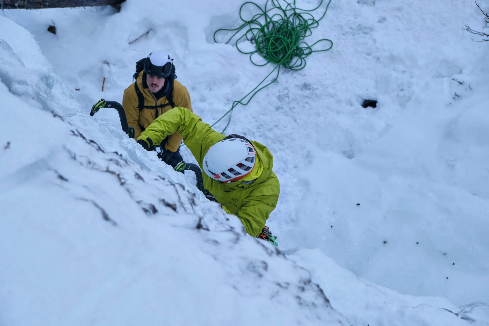 Eisklettern Karwendel | © Benedikt Rauh