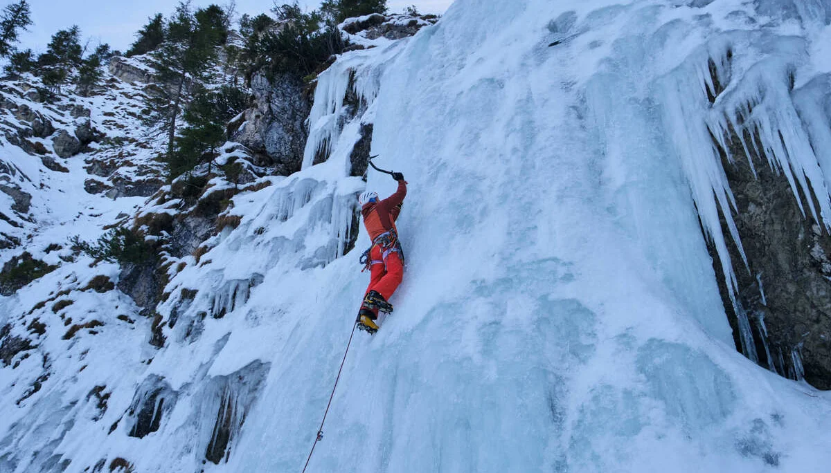 Eisklettern Karwendel | © Benedikt Rauh