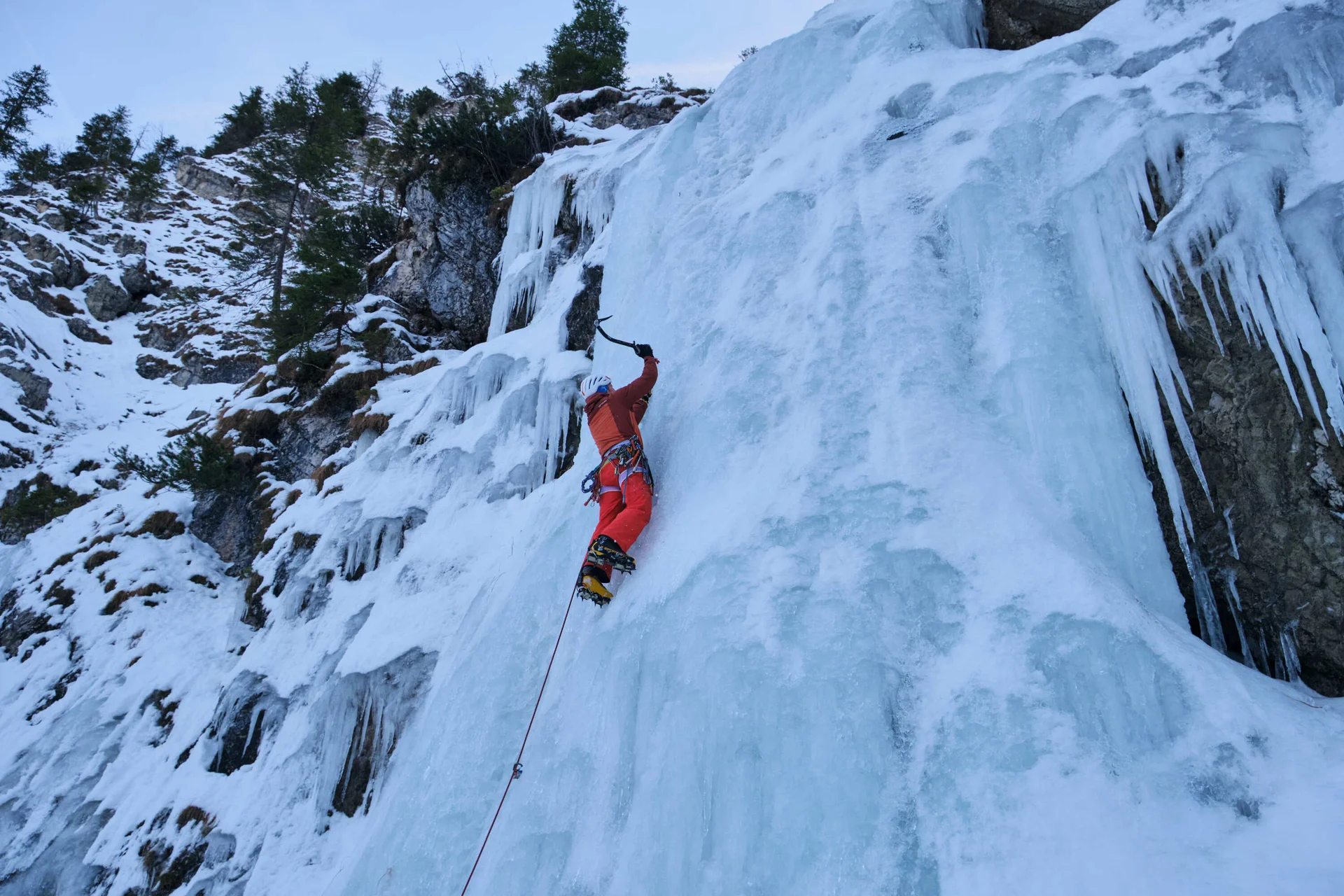 Eisklettern Karwendel | © Benedikt Rauh