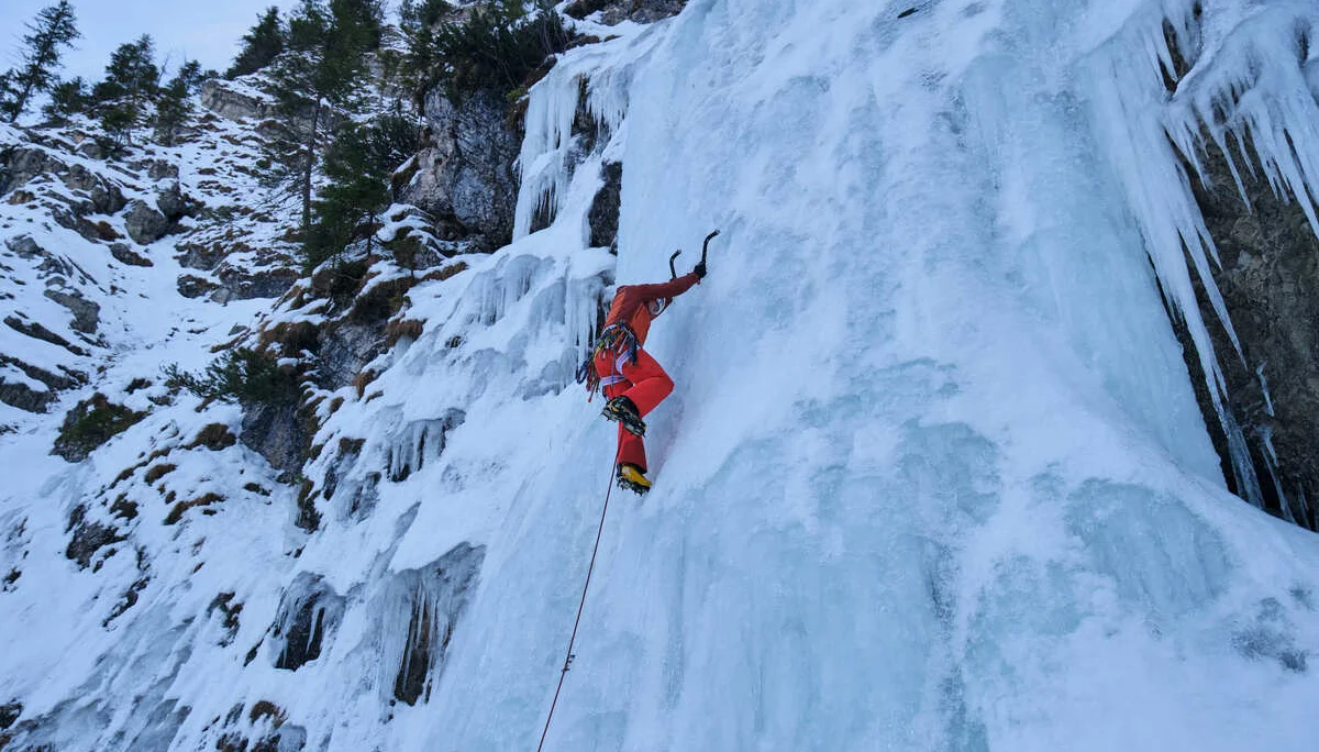 Eisklettern Karwendel | © Benedikt Rauh