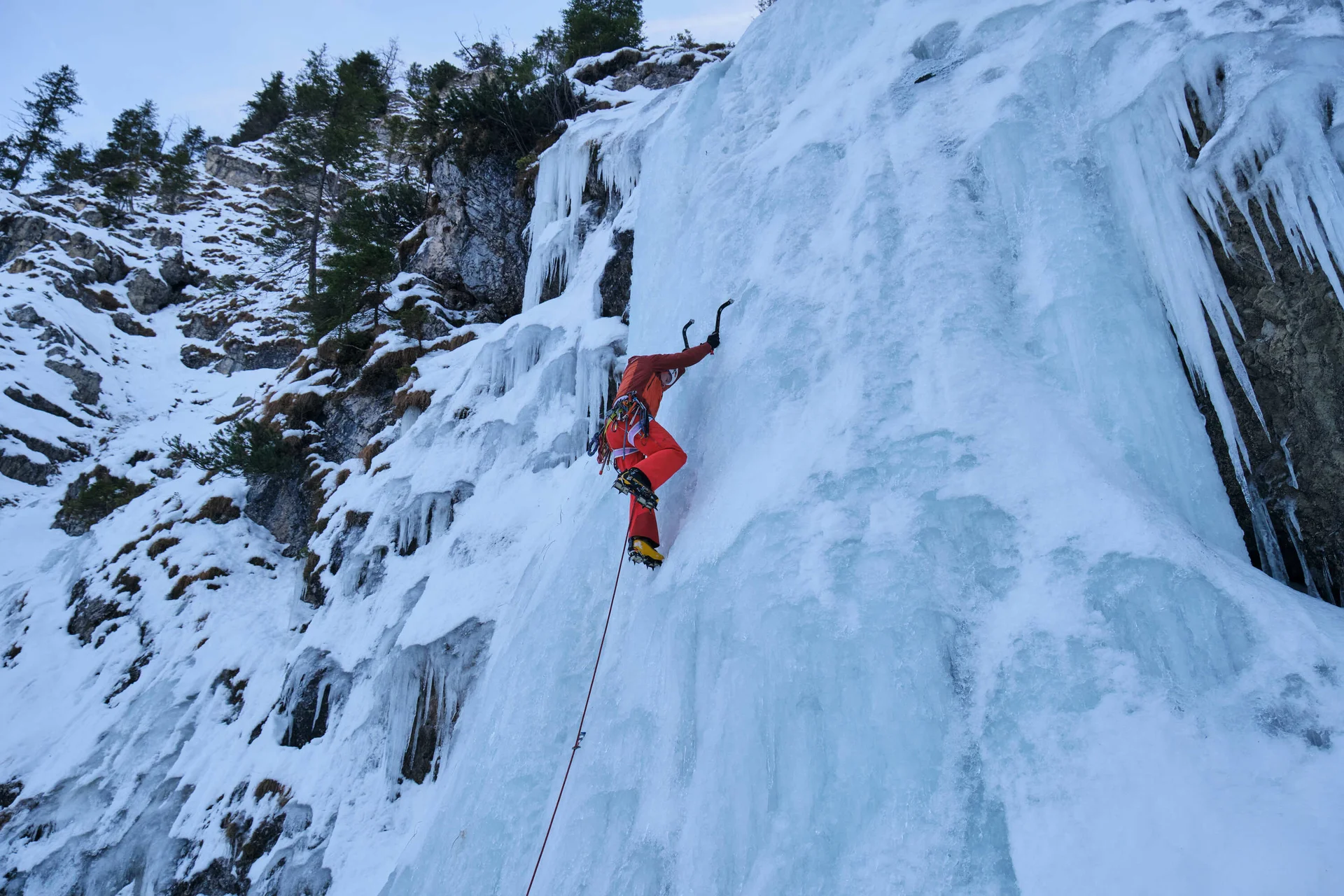 Eisklettern Karwendel | © Benedikt Rauh