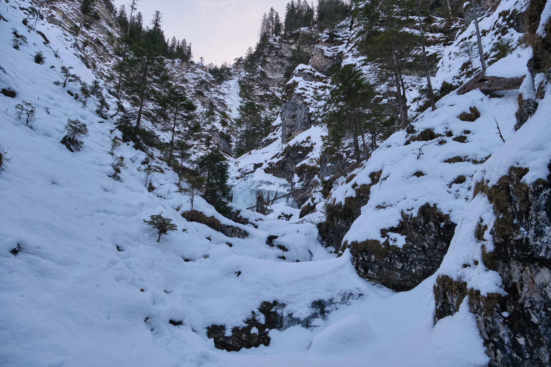 Eisklettern Karwendel | © Benedikt Rauh