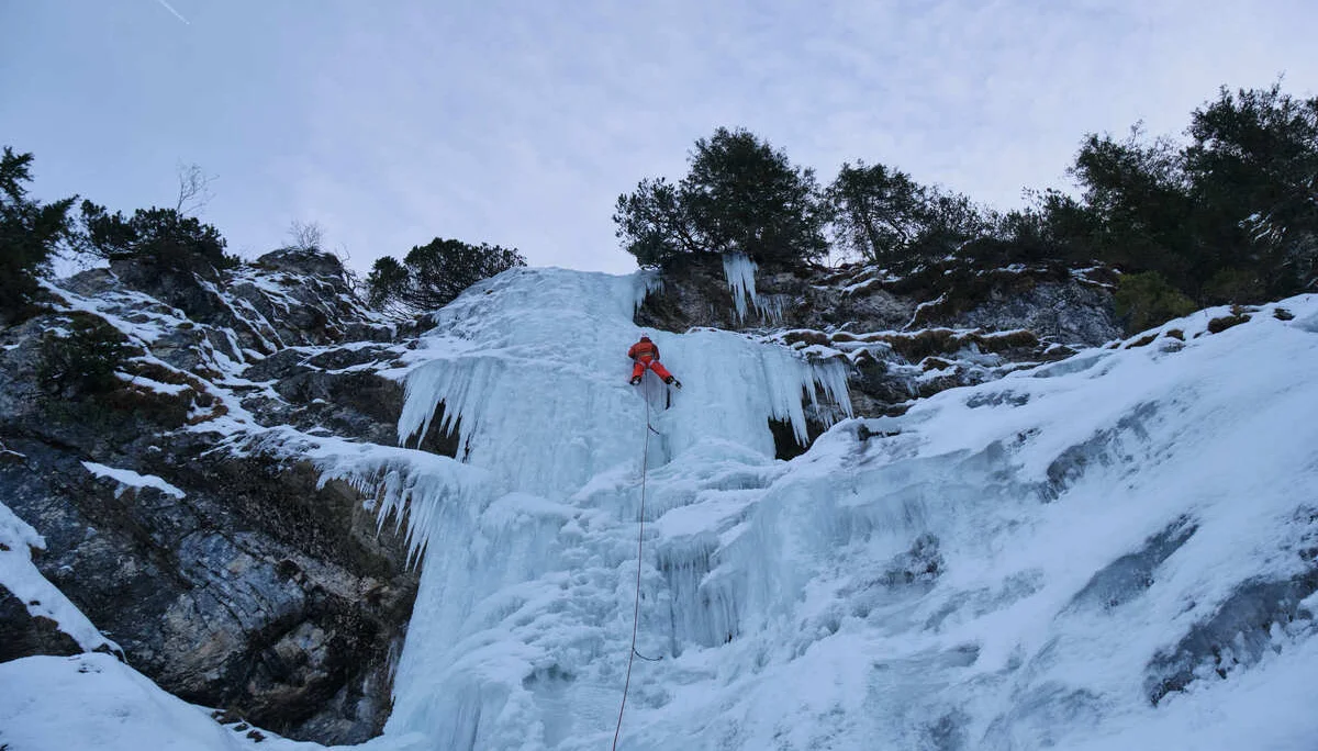 Eisklettern Karwendel | © Benedikt Rauh