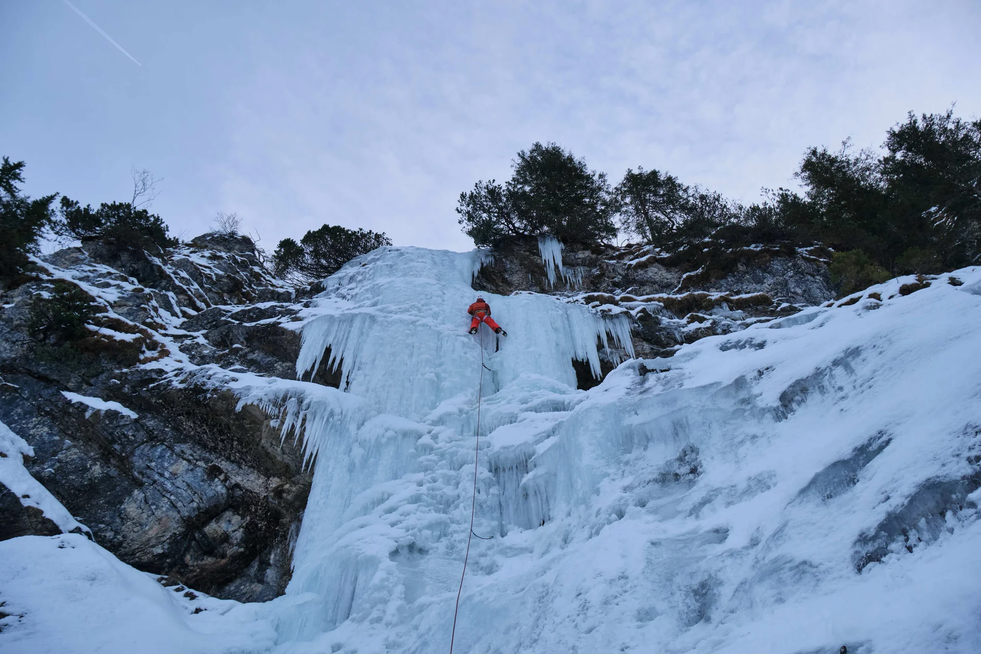 Eisklettern Karwendel | © Benedikt Rauh