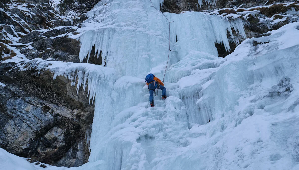 Eisklettern Karwendel | © Benedikt Rauh