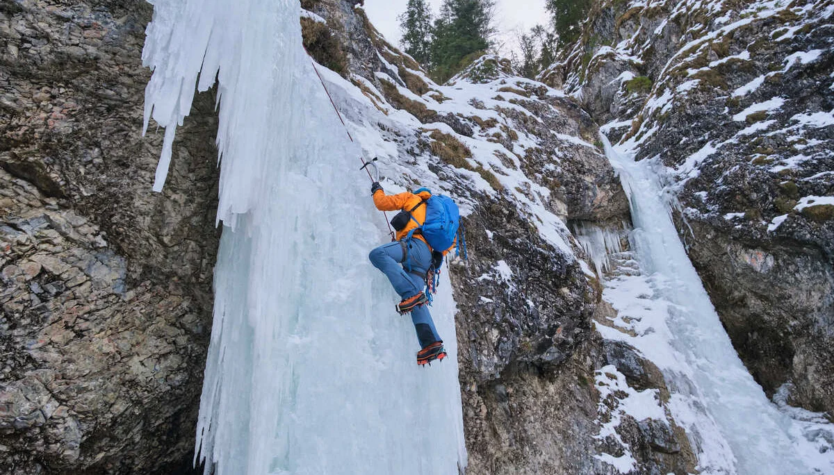 Eisklettern Karwendel | © Benedikt Rauh