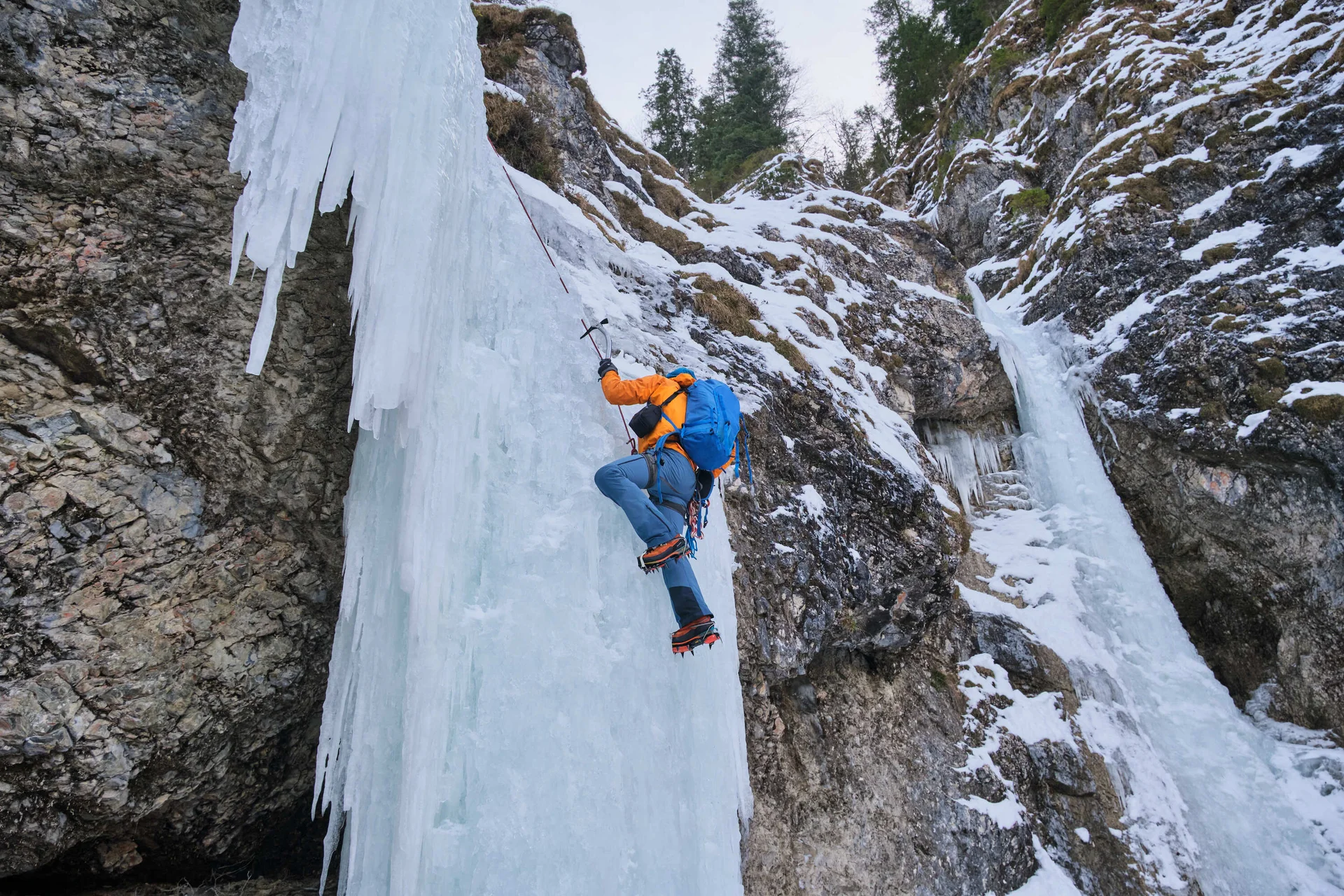 Eisklettern Karwendel | © Benedikt Rauh