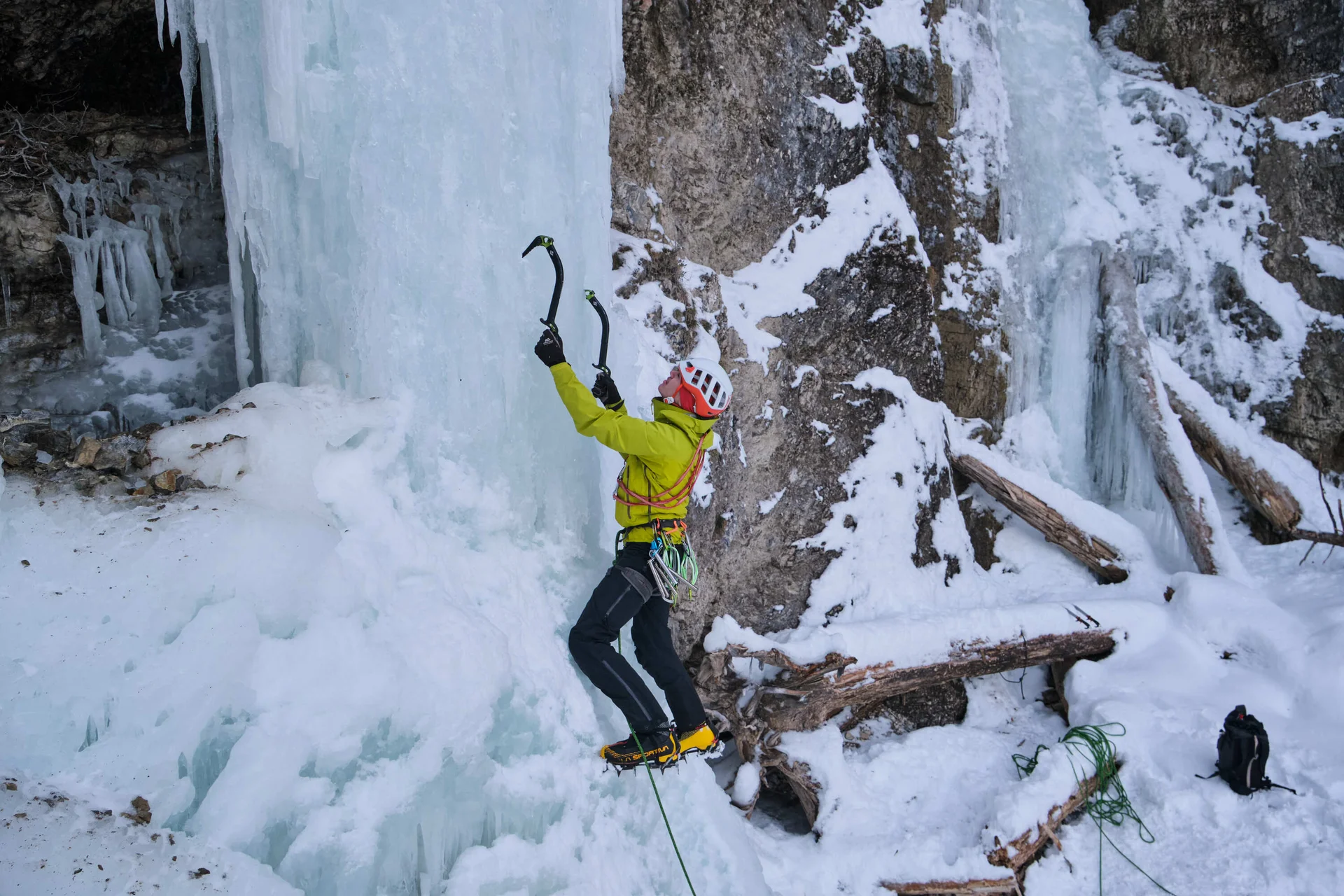 Eisklettern Karwendel | © Benedikt Rauh