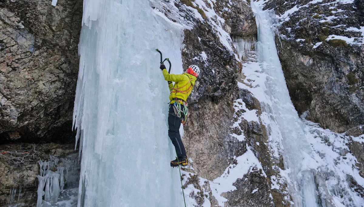Eisklettern Karwendel | © Benedikt Rauh