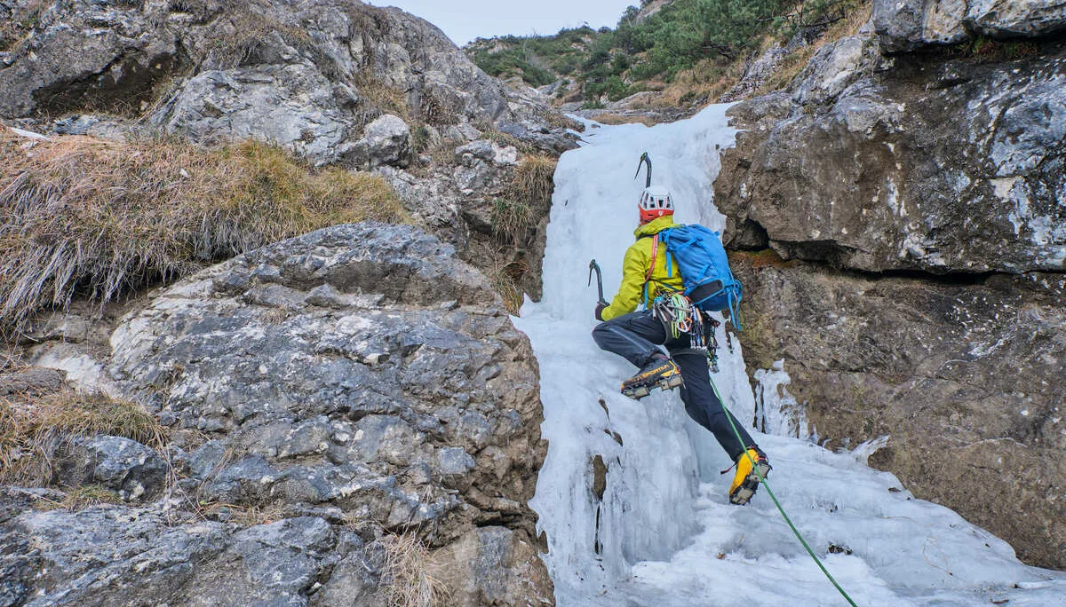 Eisklettern Karwendel | © Benedikt Rauh