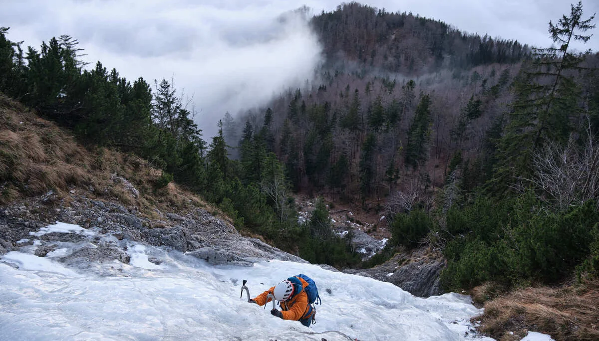 Eisklettern Karwendel | © Benedikt Rauh