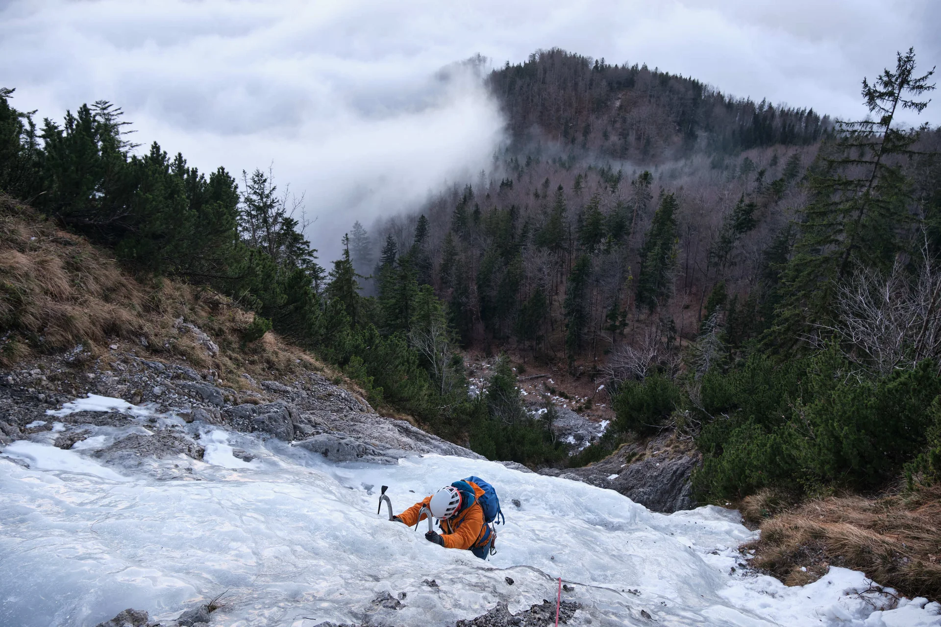 Eisklettern Karwendel | © Benedikt Rauh