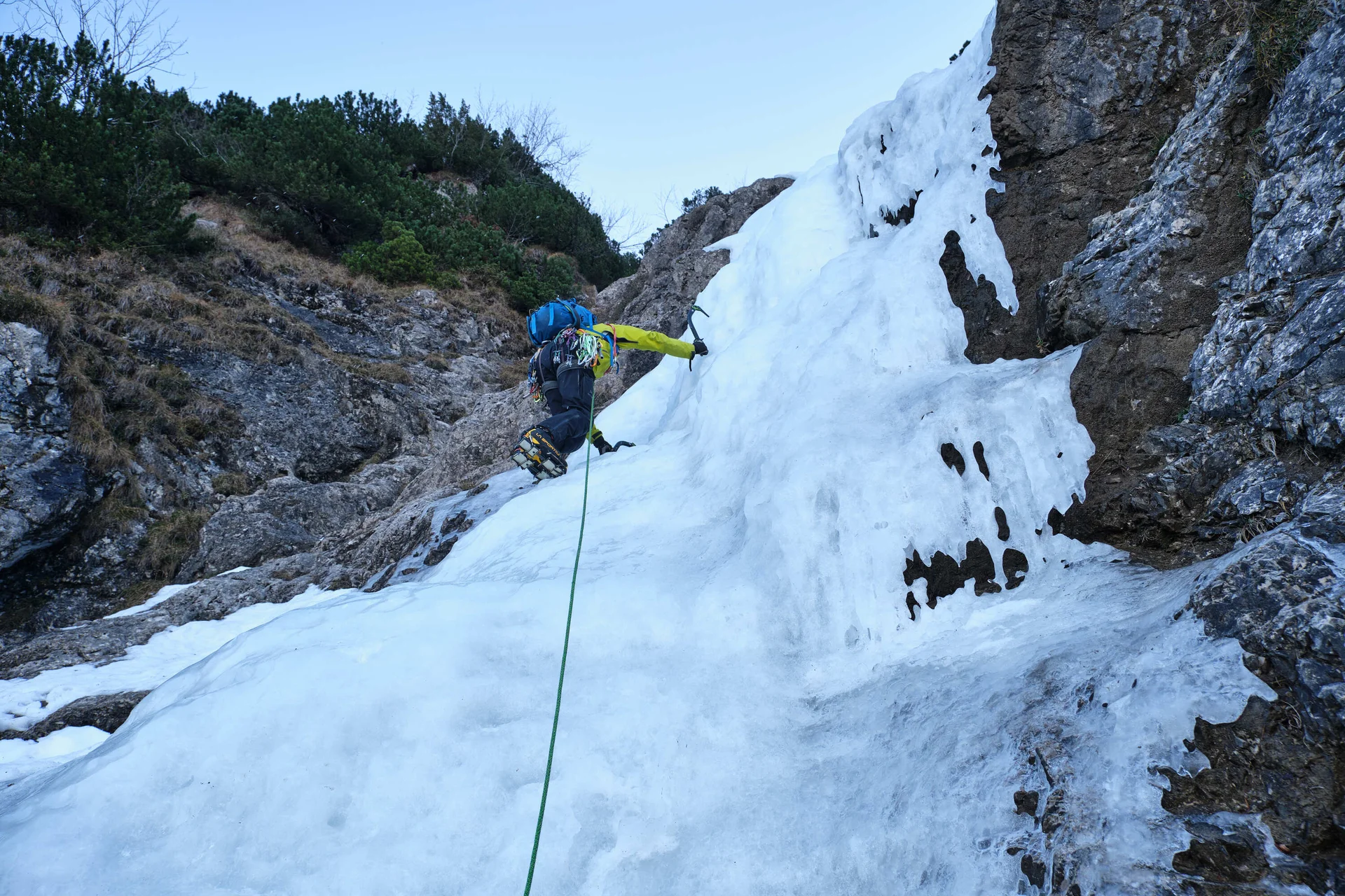Eisklettern Karwendel | © Benedikt Rauh