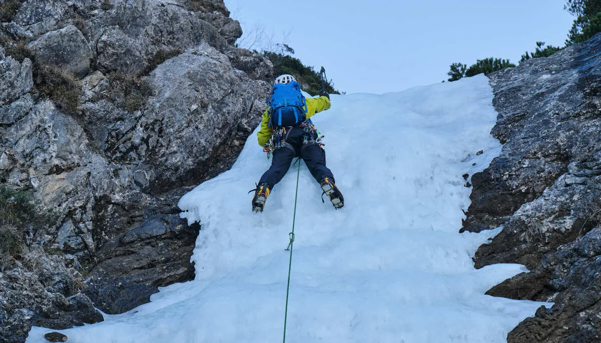 Eisklettern Karwendel | © Benedikt Rauh