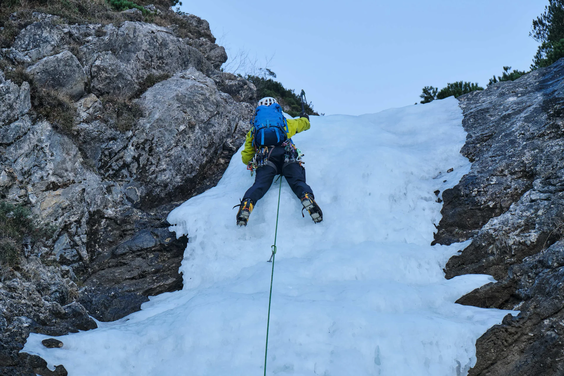 Eisklettern Karwendel | © Benedikt Rauh