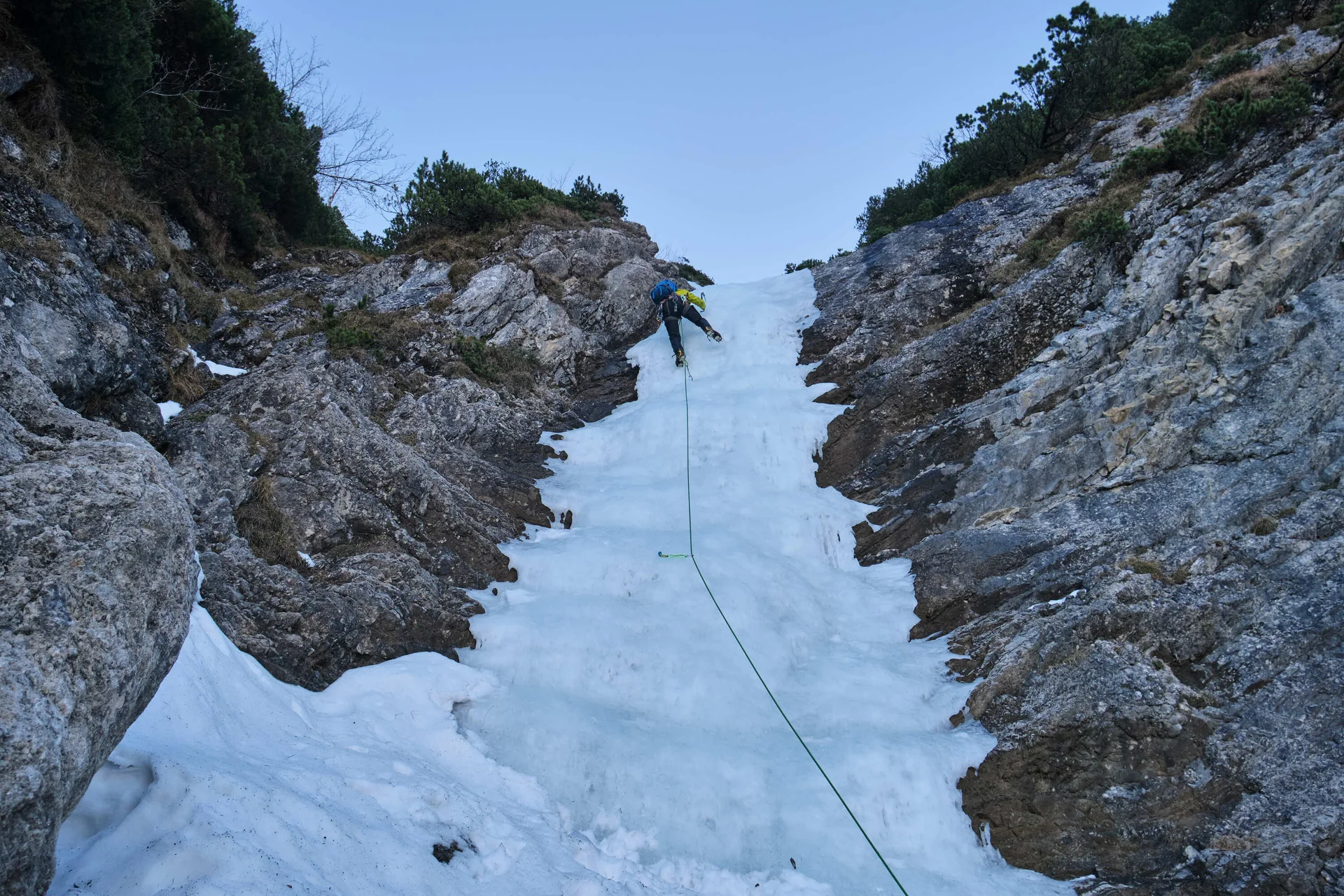 Eisklettern Karwendel | © Benedikt Rauh
