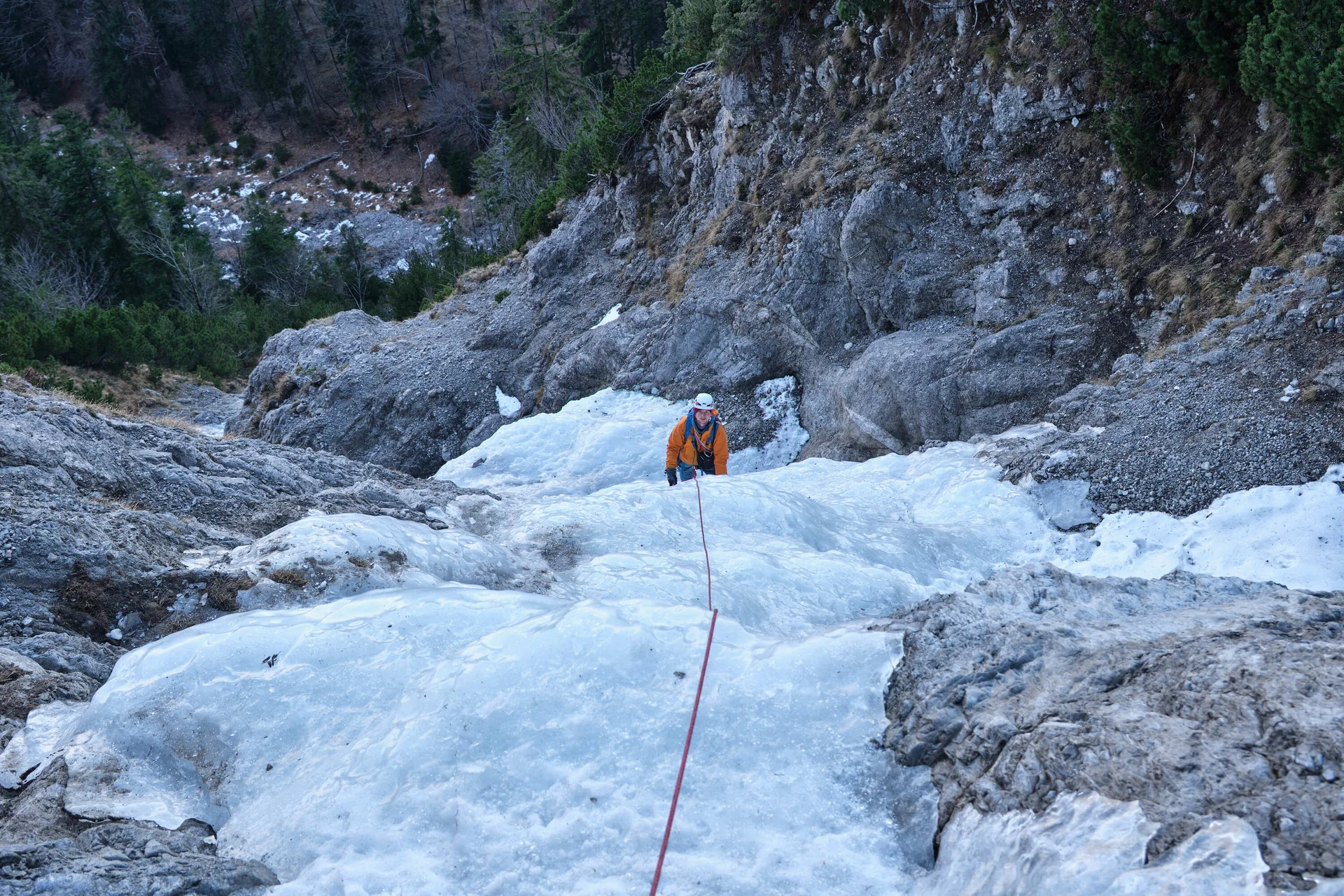 Eisklettern Karwendel | © Benedikt Rauh