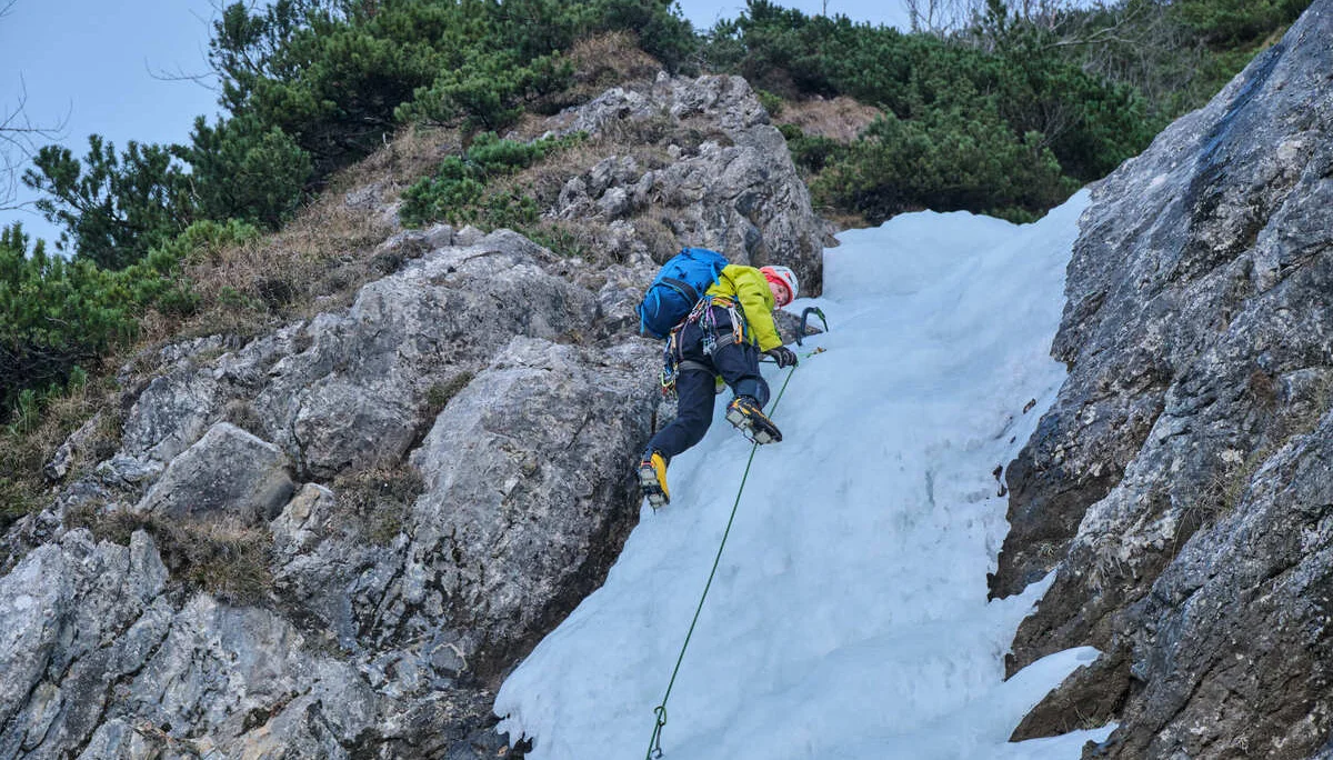 Eisklettern Karwendel | © Benedikt Rauh