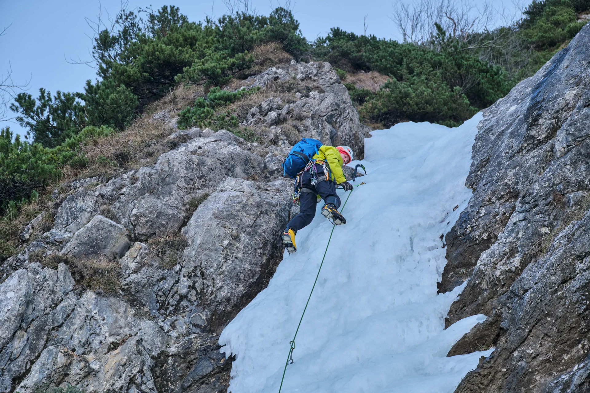 Eisklettern Karwendel | © Benedikt Rauh