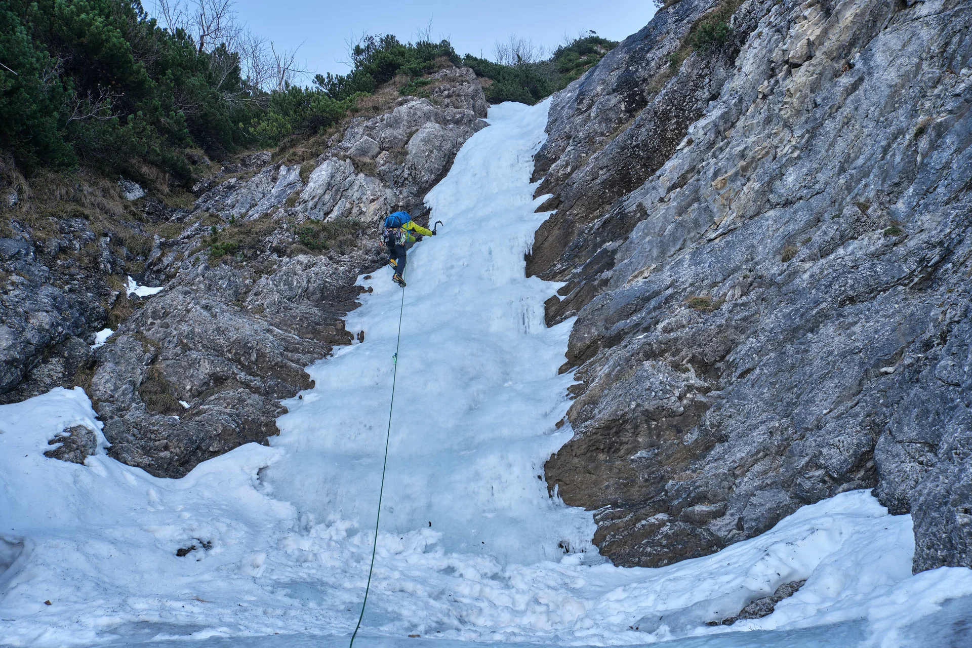 Eisklettern Karwendel | © Benedikt Rauh