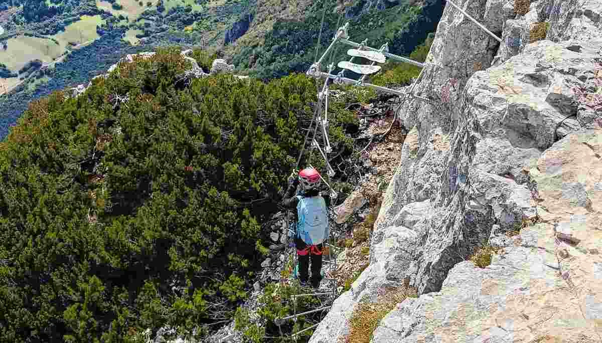 Via Ferrata delle Aquile - Schwierigkeit C/D  Var. E  | © DAV SC aa