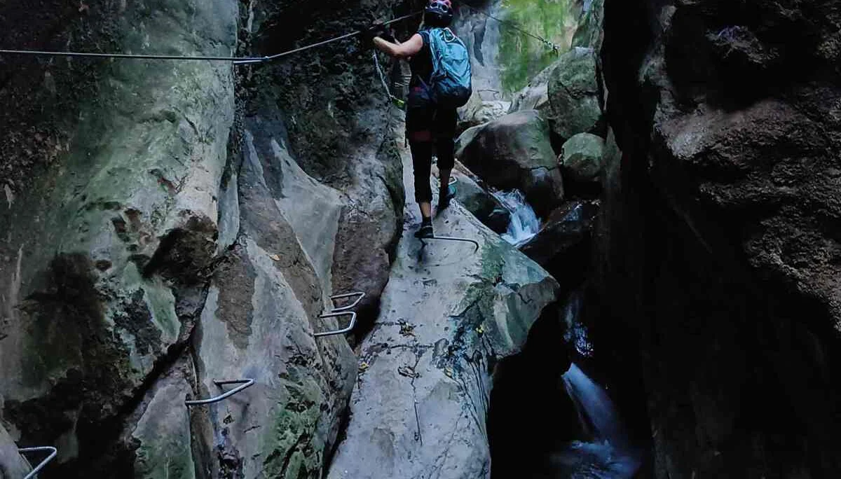 Ferrata Rio Sallagoni - Schwierigkeit C | © DAV SC aa